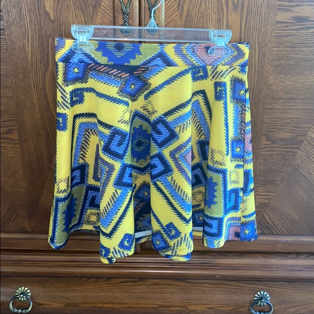 Printed skater skirt